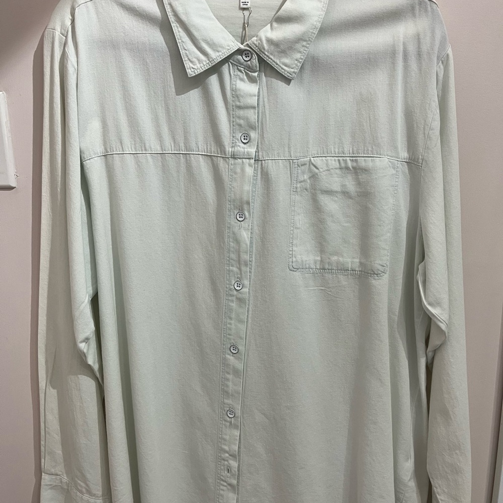 Splendid Mint Green Blouse Relaxed Fit